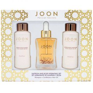 Joon Haircare Saffron and Rose Hydrating Set, Moisturizing and Smoothing